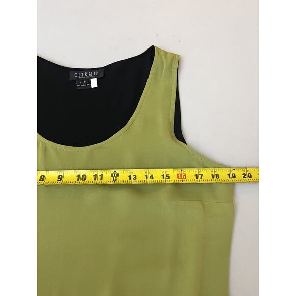 Citron Santa Monica Silk Top S Minimal Quiet Luxury Capsule Scandi Parisian Y2K - Picture 12 of 13